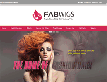 Tablet Screenshot of fabwigs.com